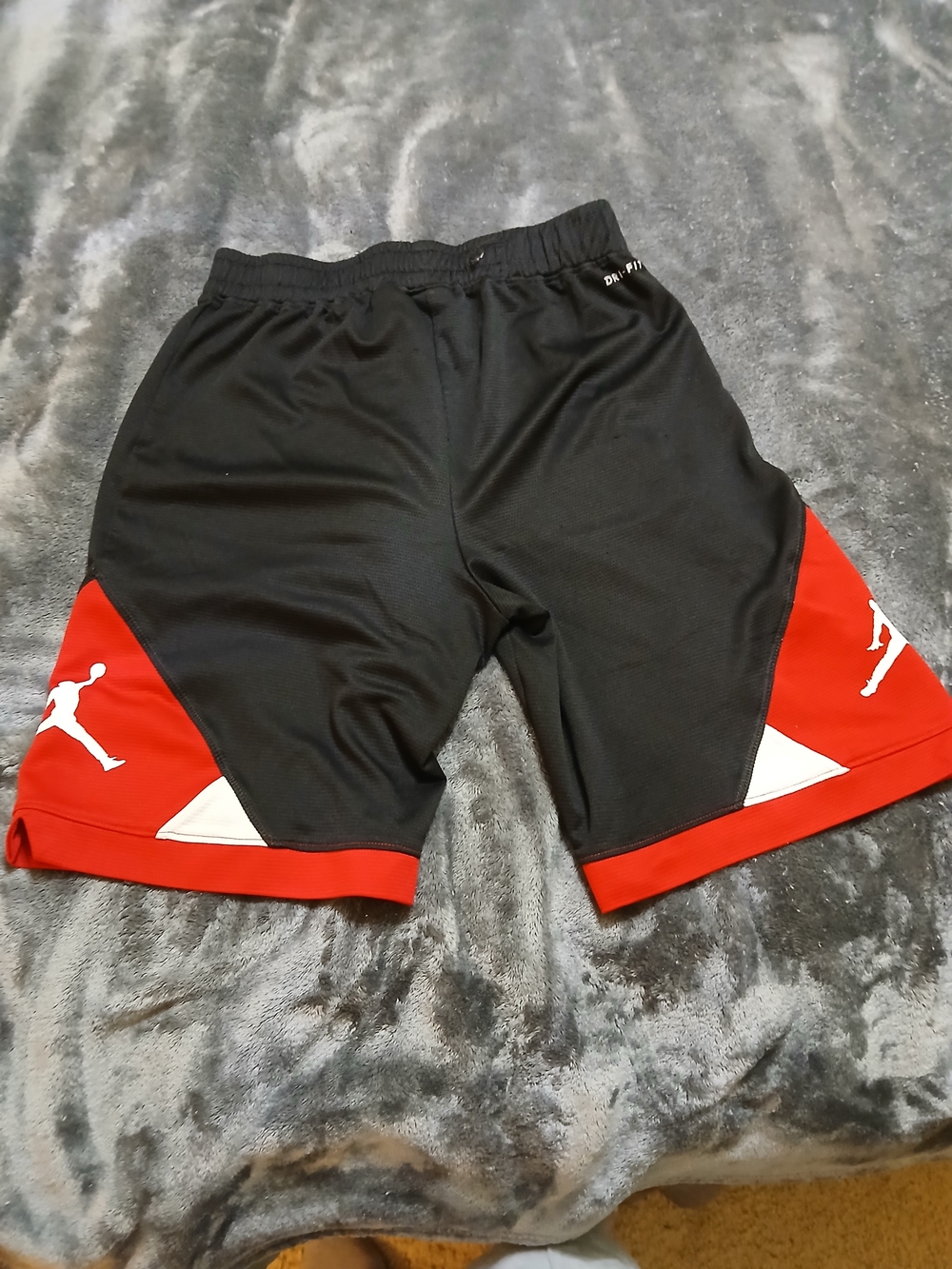 Jordan Men’s Black & Red Athletic Shorts
